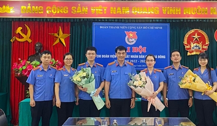Đại hội Chi đoàn nhiệm kỳ 2022 - 2024 của Chi đoàn Viện KSND các quận...